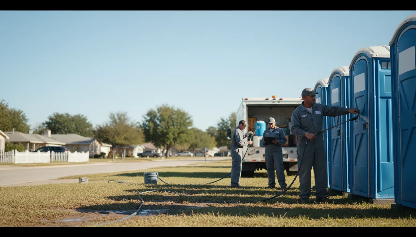 Long-Term Portable Toilet Rental in Hendersonville, NC near me